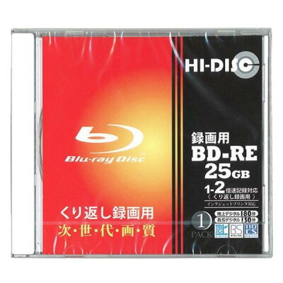 HIDISC HD BD-RE 2X 1P